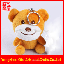 Made in China Großhandel Mini Teddybär Schlüsselanhänger niedlich gefüllte Plüsch Bär Schlüsselbund